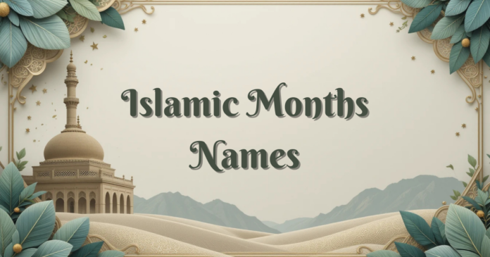 Islamic Months Names Islamic Months Names
